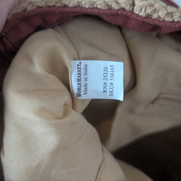 Vintage Southwestern Woven Cotton Kilim Backpack - Picture 12 of 15